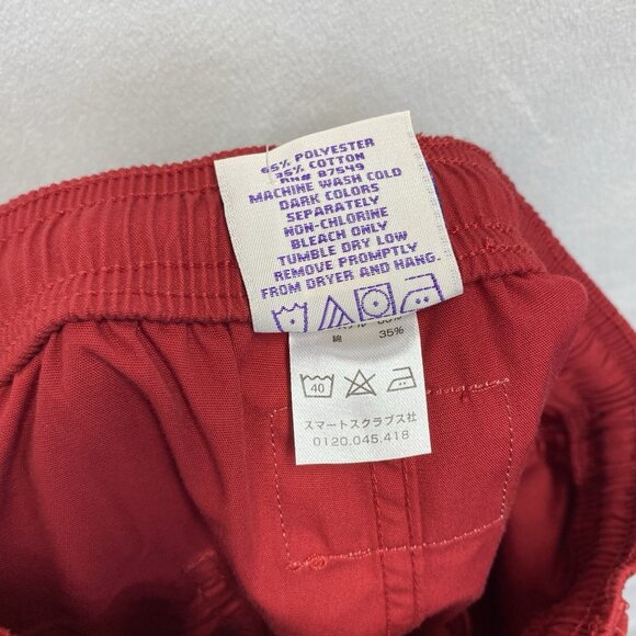 S.C.R.U.B.S. Drawstring Mid-Rise Straight Leg Pants Women Sz XXS Petite Red New - Picture 6 of 15